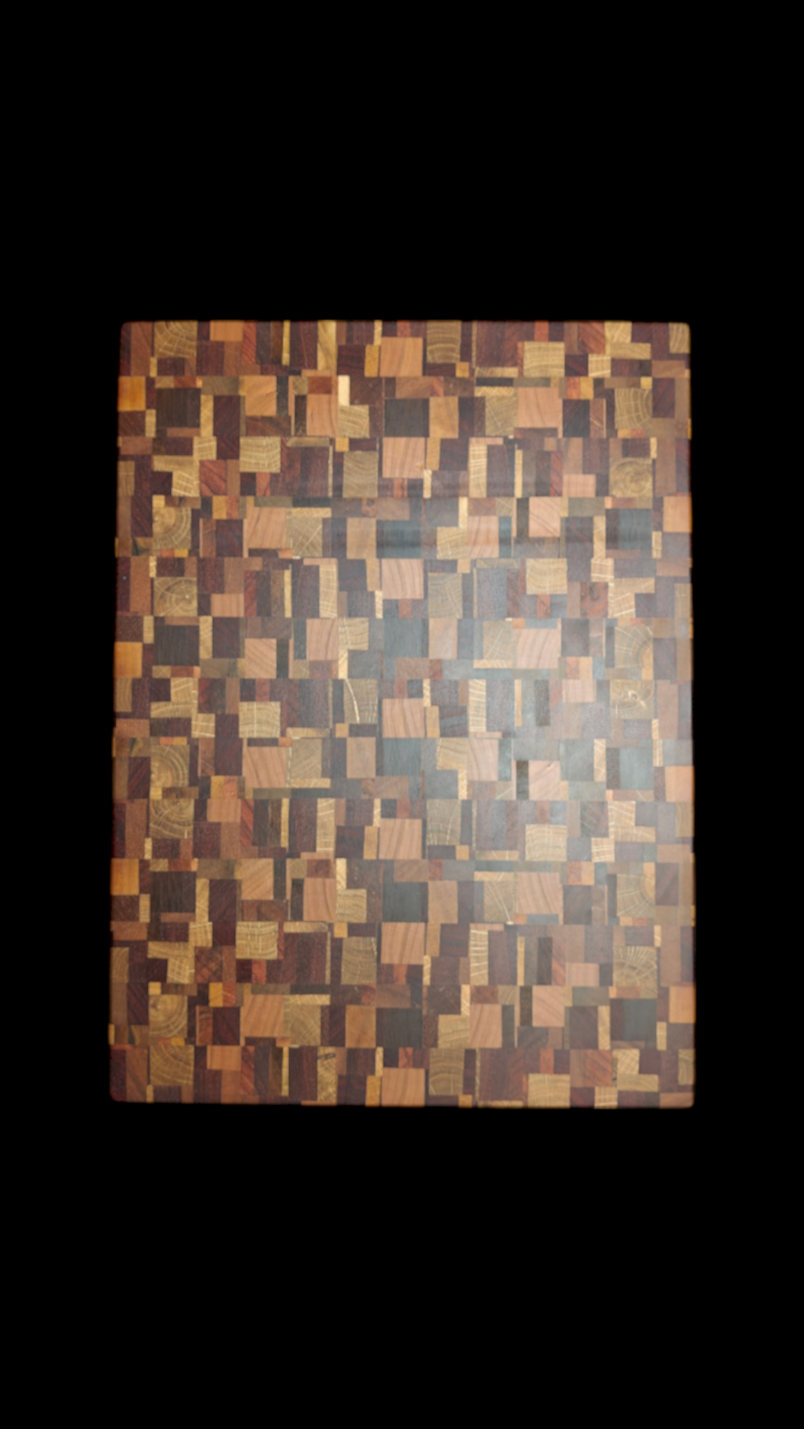 L chaos end-grain cuttingboard