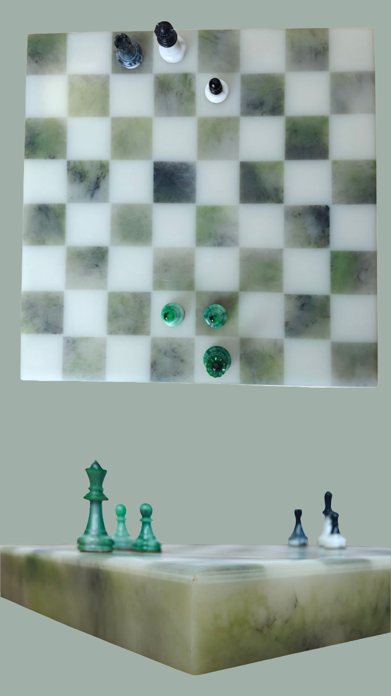 1/1 Marbled resin Chess