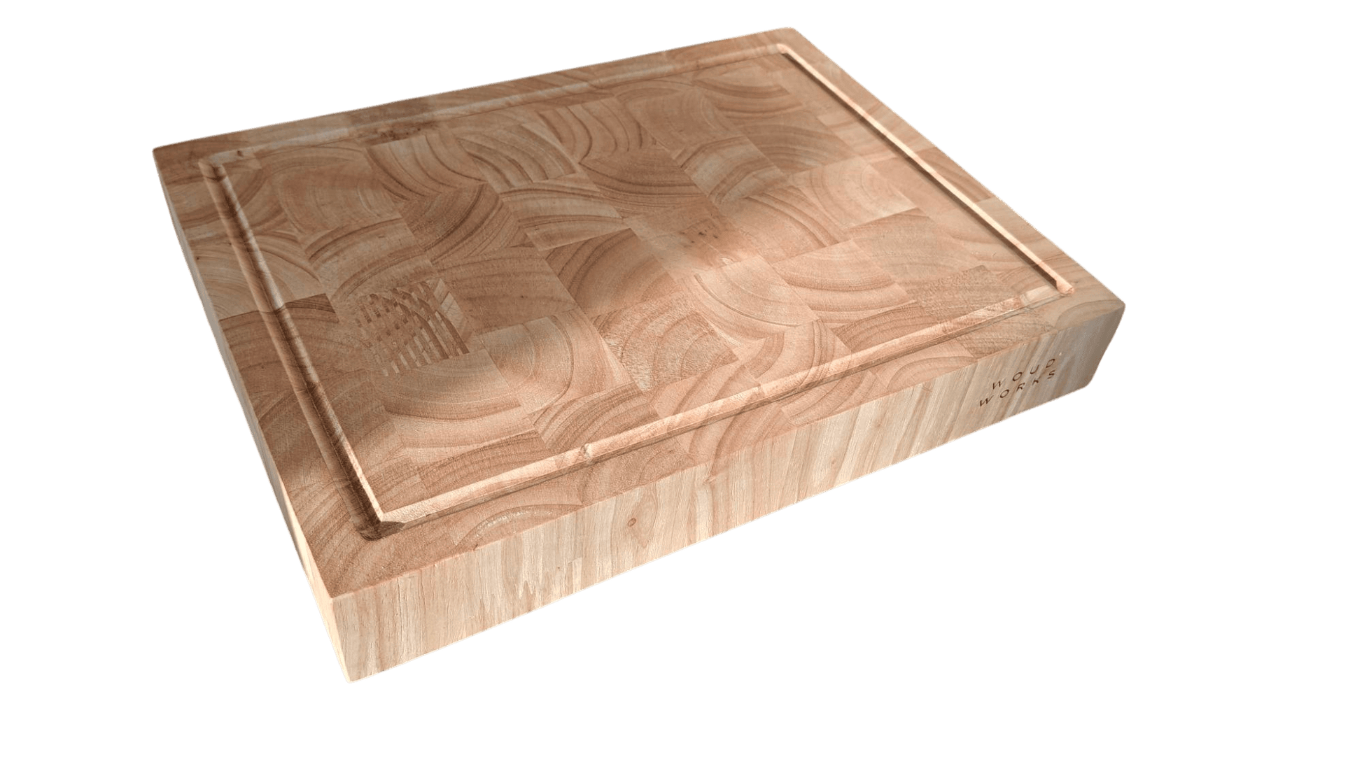 End-grain cutting board