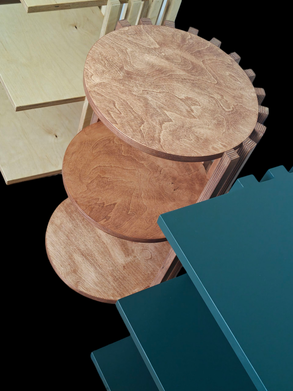 Bed:side table Square 40