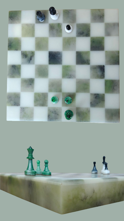 1/1 Marbled resin Chess